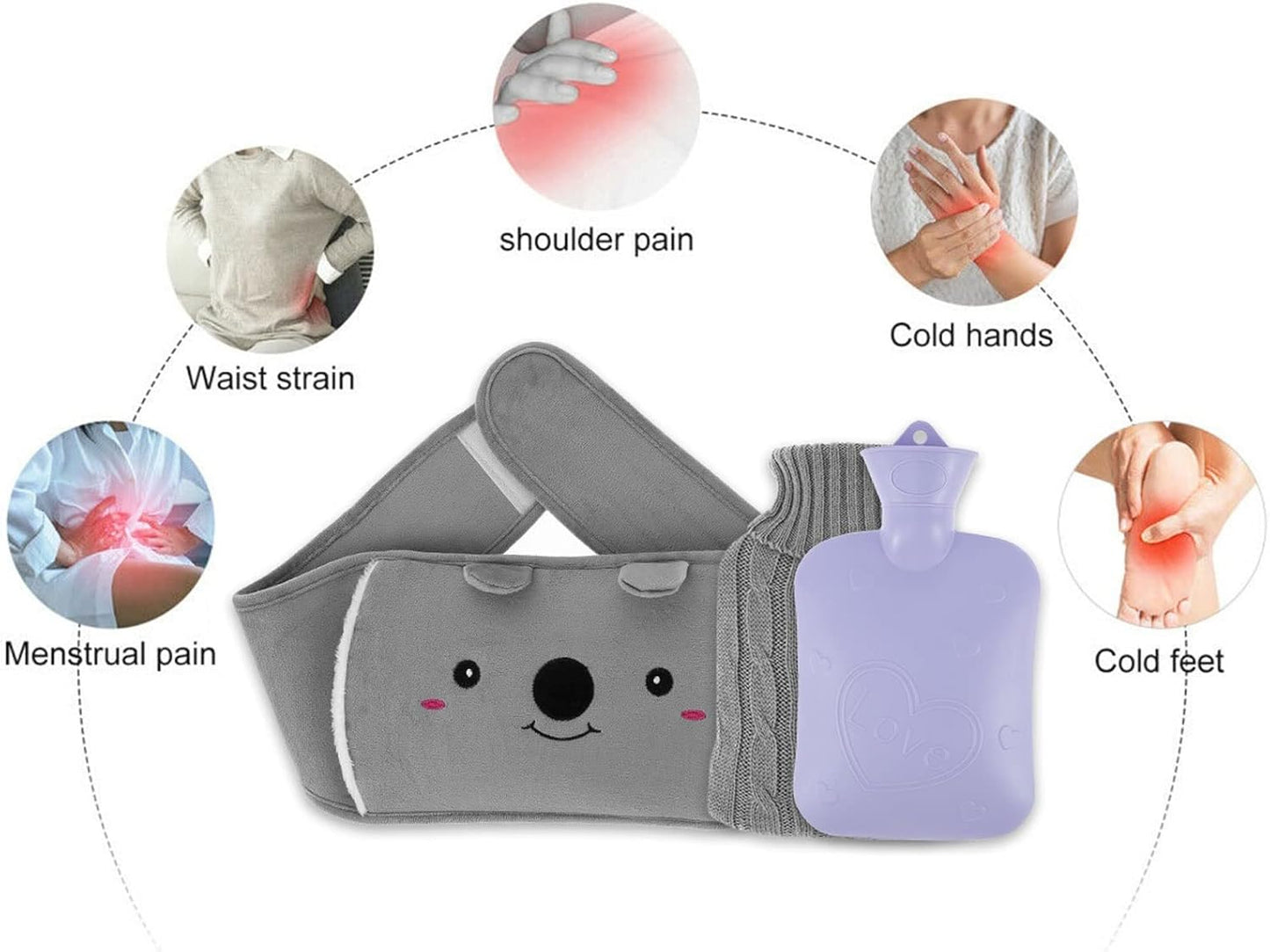 ThermaCozy Hot Water Bag with Cover