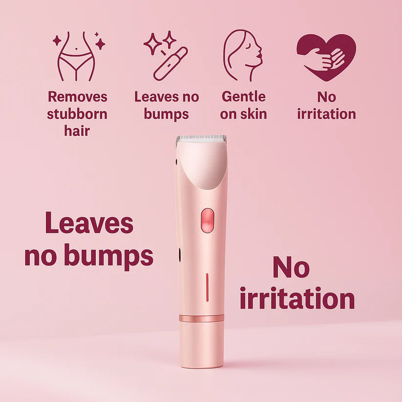 2-in-1 Painless Bikini Hair Trimmer
