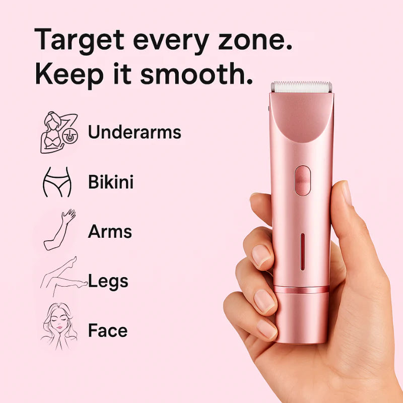 2-in-1 Painless Bikini Hair Trimmer