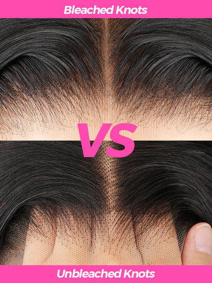 Pre-bleached Kinky Straight Hair Wear Go Glueless Wig 7x5 Pre-cut HD Lace Pre-plucked