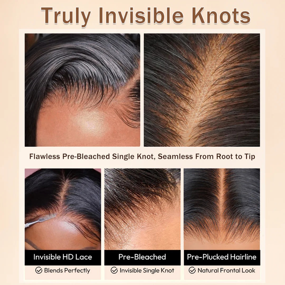 Thick Long Curly 13x4 Lace Frontal Wig Glueless Style